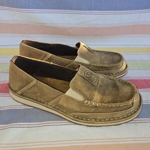 Ariat Brown Leather Loafers